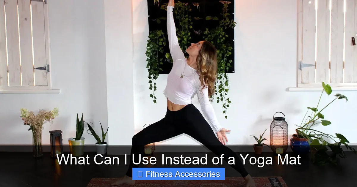 What Can I Use Instead of a Yoga Mat