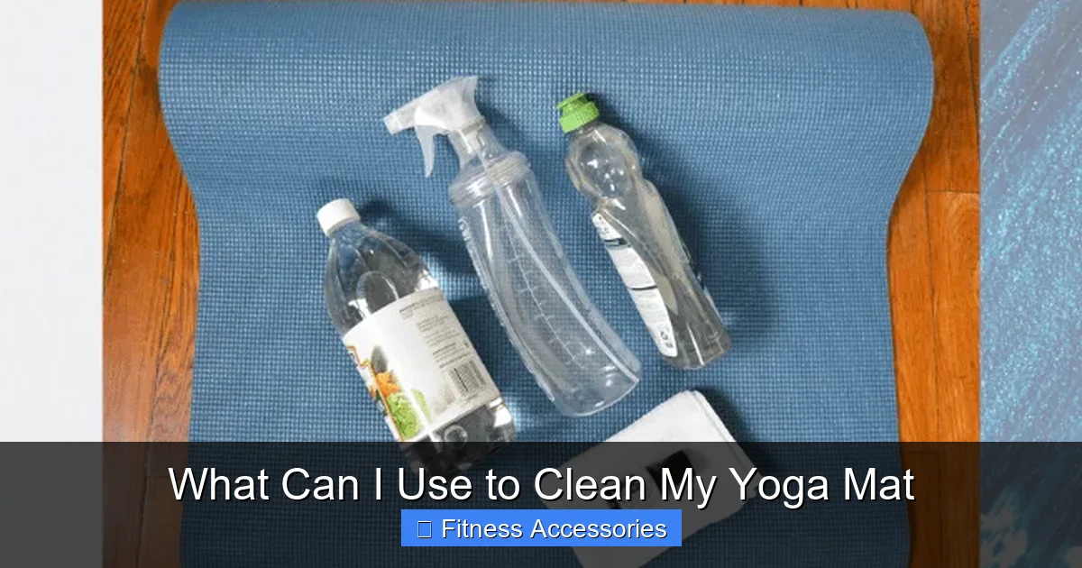 What Can I Use to Clean My Yoga Mat