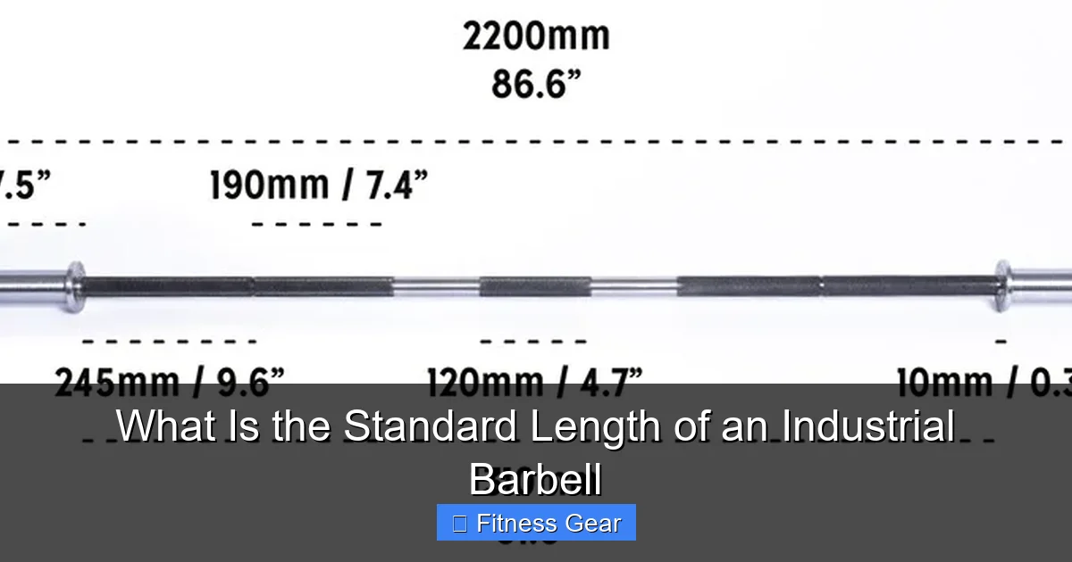 What Is the Standard Length of an Industrial Barbell