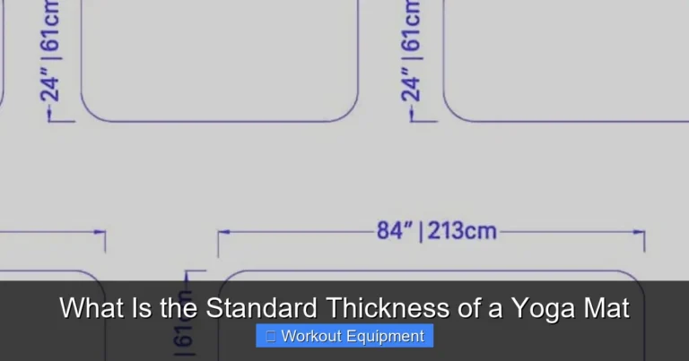 What Is the Standard Thickness of a Yoga Mat