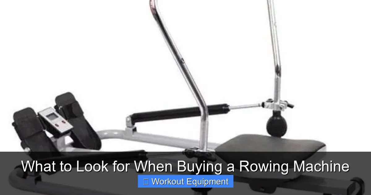 What to Look for When Buying a Rowing Machine