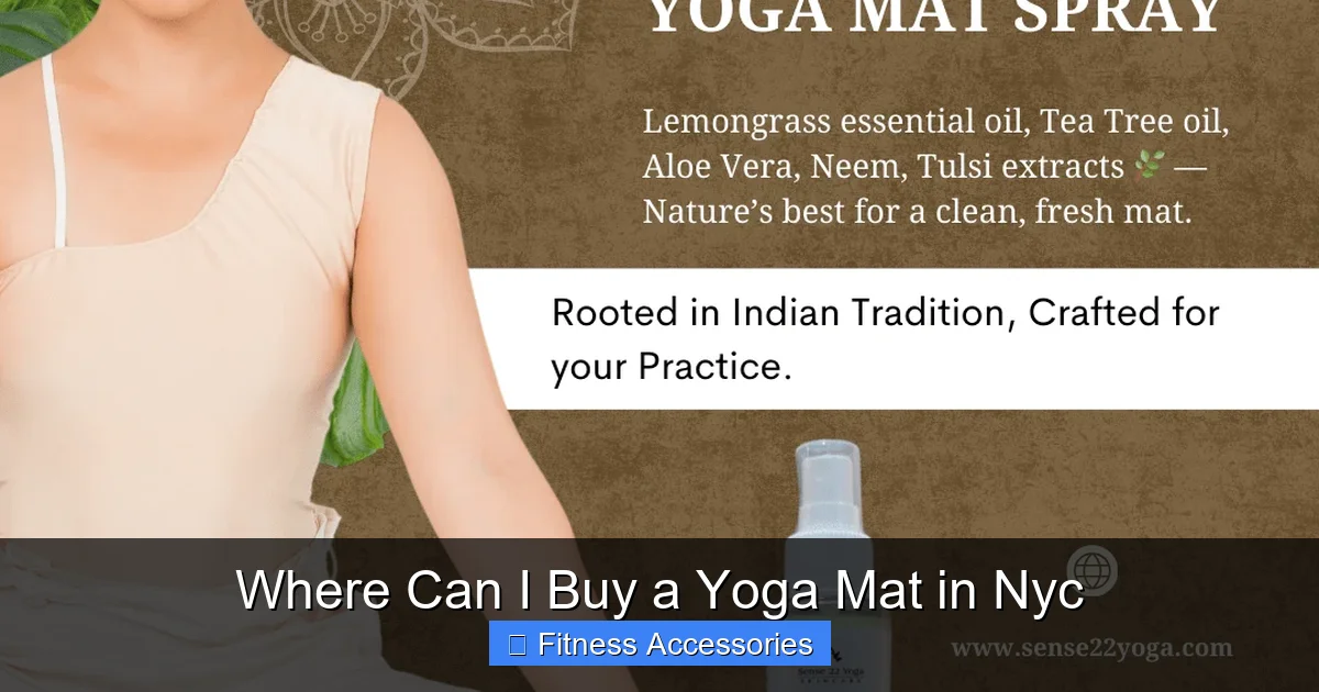 Where Can I Buy a Yoga Mat in Nyc