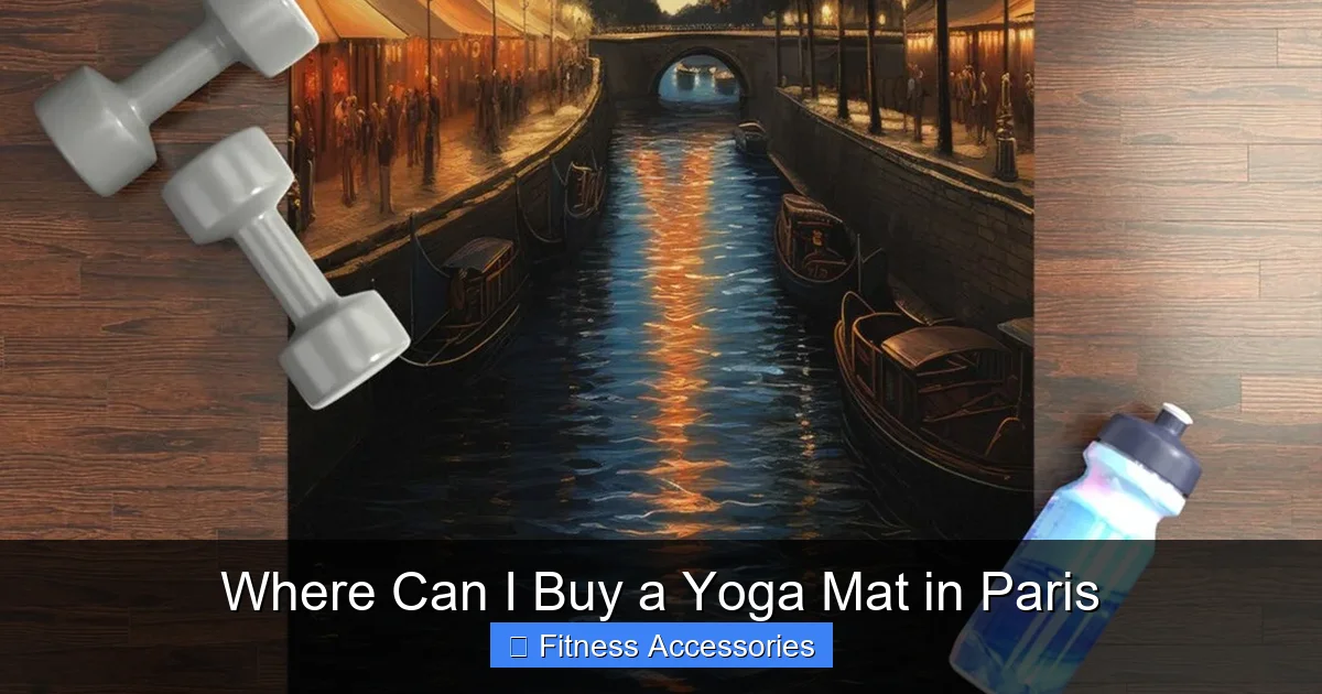 Where Can I Buy a Yoga Mat in Paris