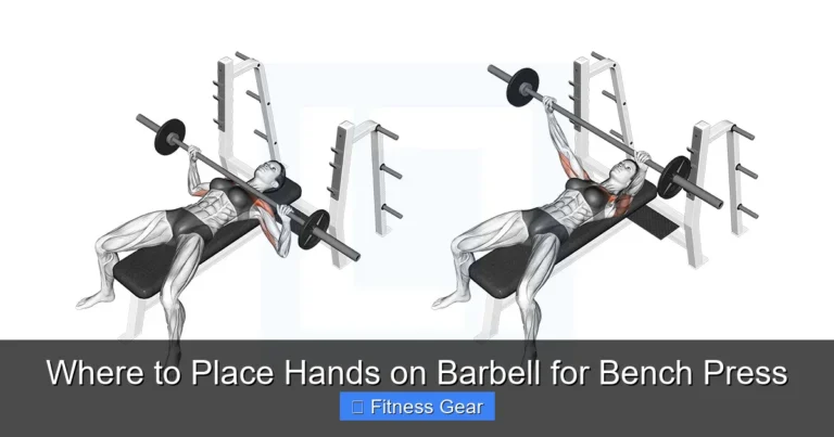 Where to Place Hands on Barbell for Bench Press