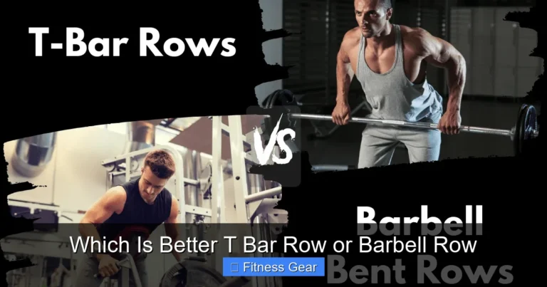 Which Is Better T Bar Row or Barbell Row