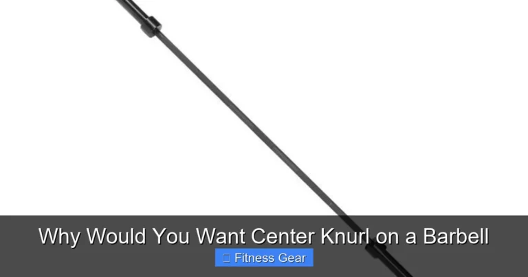 Why Would You Want Center Knurl on a Barbell