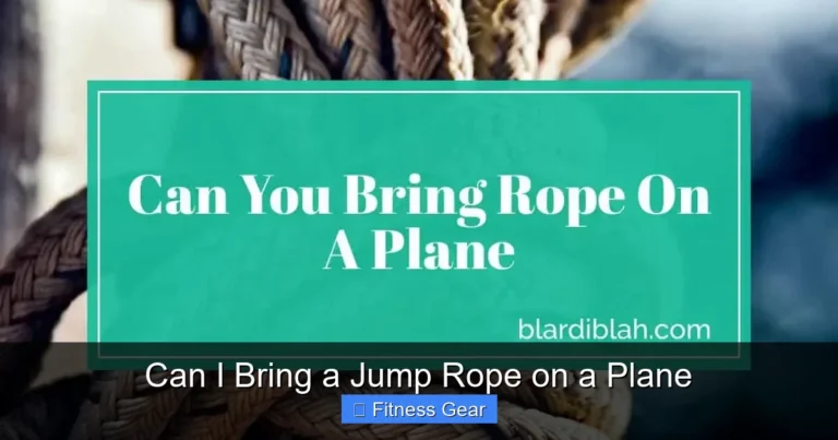 Can I Bring a Jump Rope on a Plane