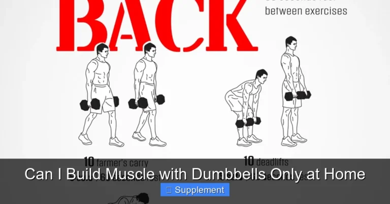 Can I Build Muscle with Dumbbells Only at Home