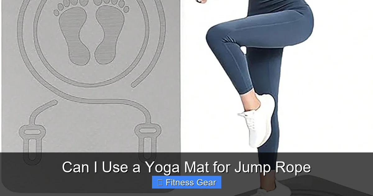 Can I Use a Yoga Mat for Jump Rope