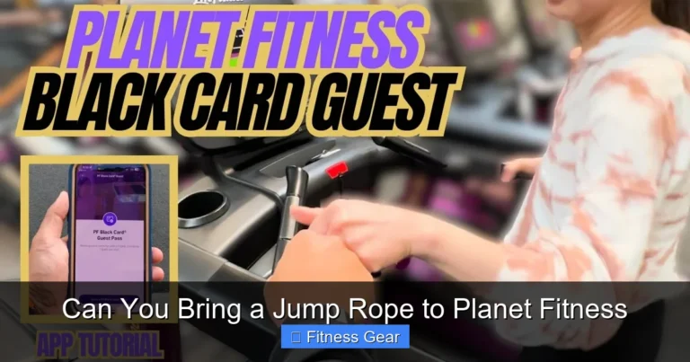 Can You Bring a Jump Rope to Planet Fitness