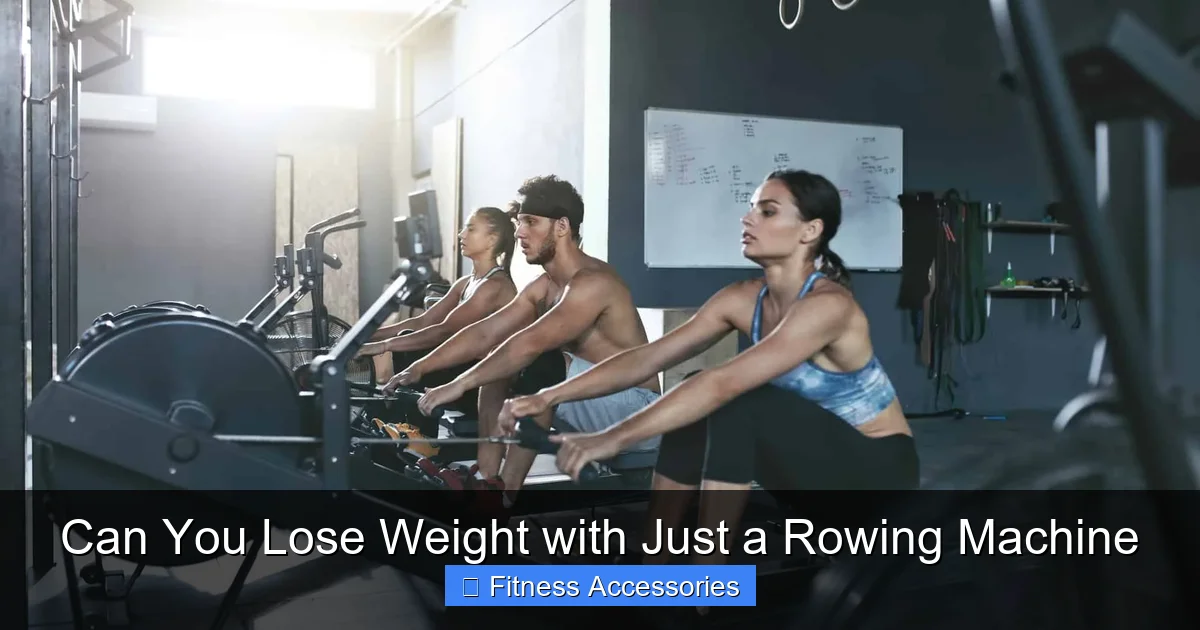 Can You Lose Weight with Just a Rowing Machine
