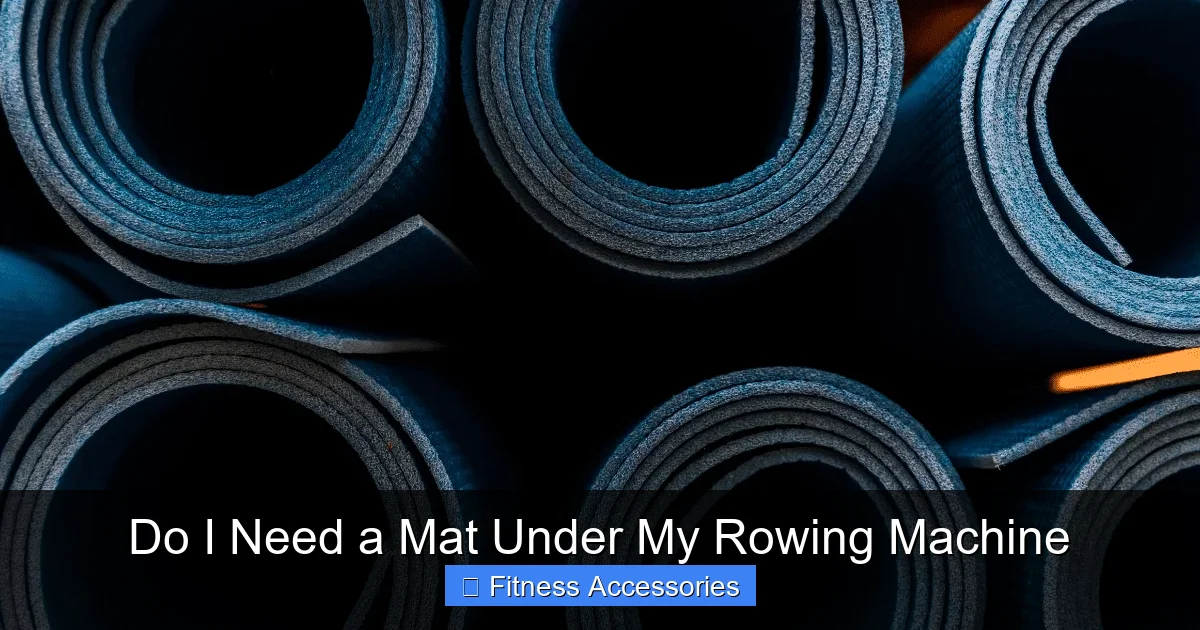 Do I Need a Mat Under My Rowing Machine