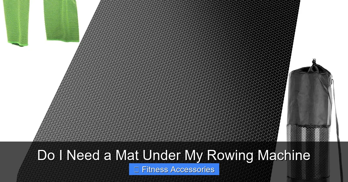 Do I Need a Mat Under My Rowing Machine