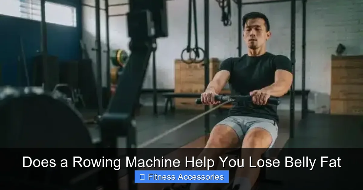 Does a Rowing Machine Help You Lose Belly Fat