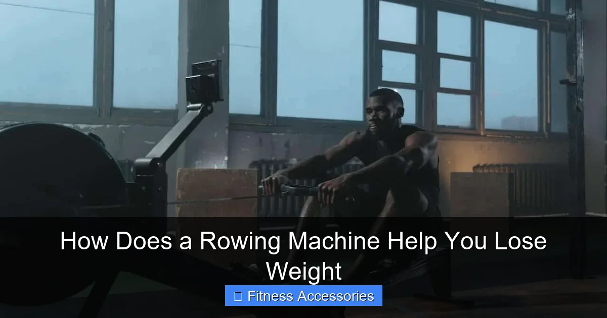 How Does a Rowing Machine Help You Lose Weight