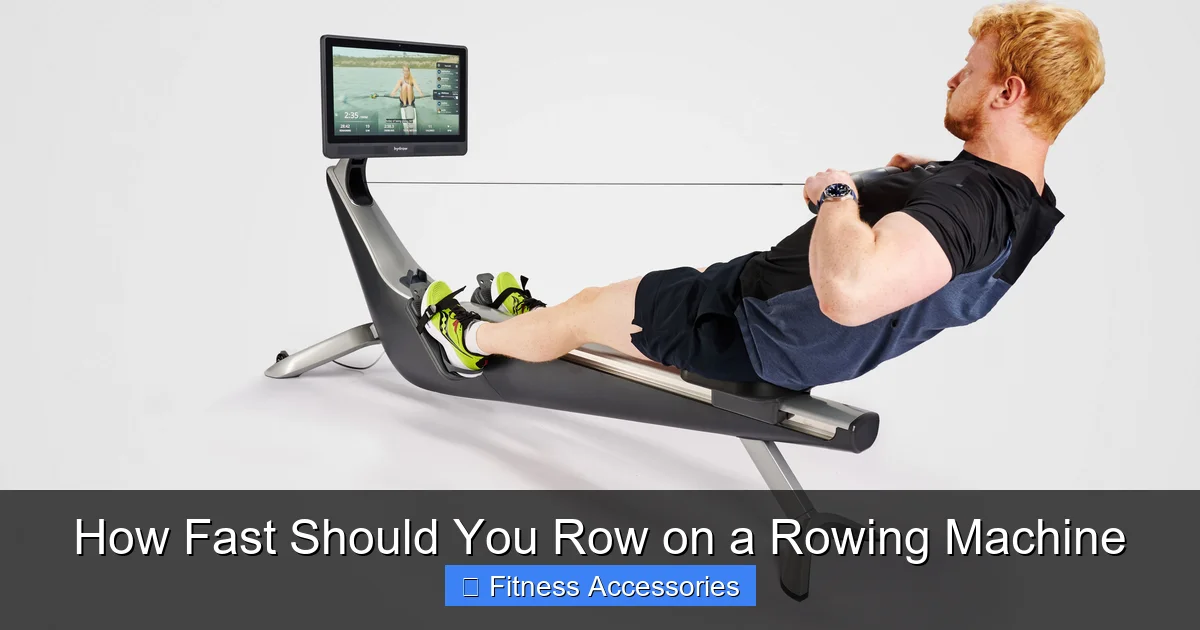 How Fast Should You Row on a Rowing Machine - gymhike.com