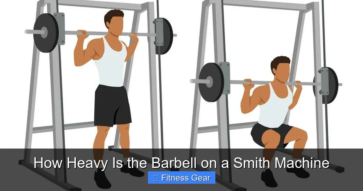 How Heavy Is the Barbell on a Smith Machine