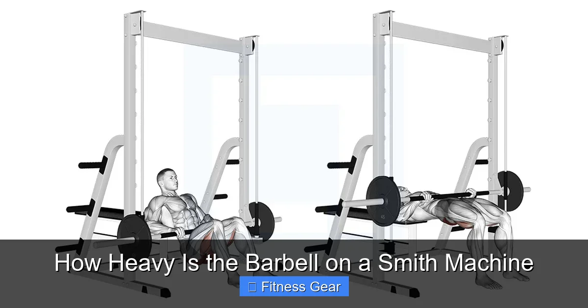 How Heavy Is the Barbell on a Smith Machine