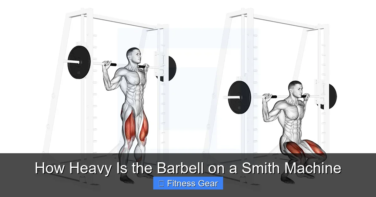 How Heavy Is the Barbell on a Smith Machine