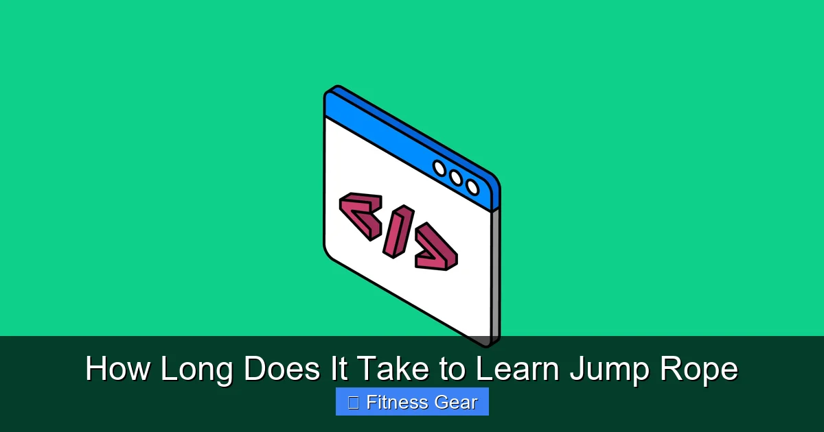 How Long Does It Take to Learn Jump Rope