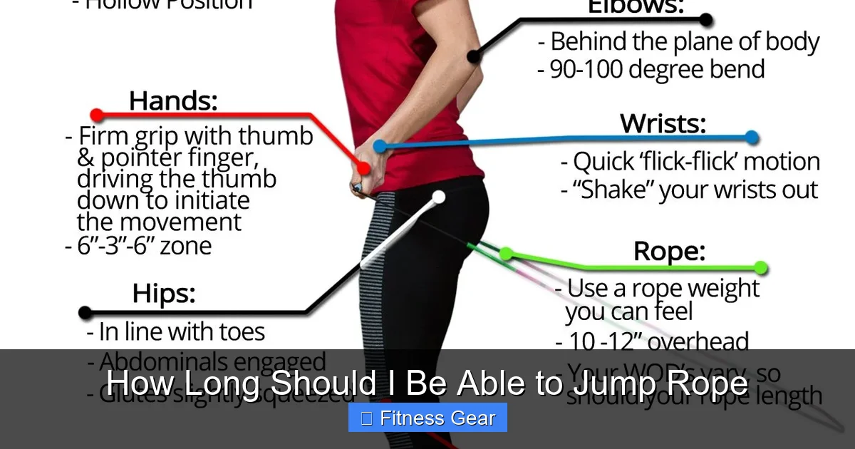 How Long Should I Be Able to Jump Rope