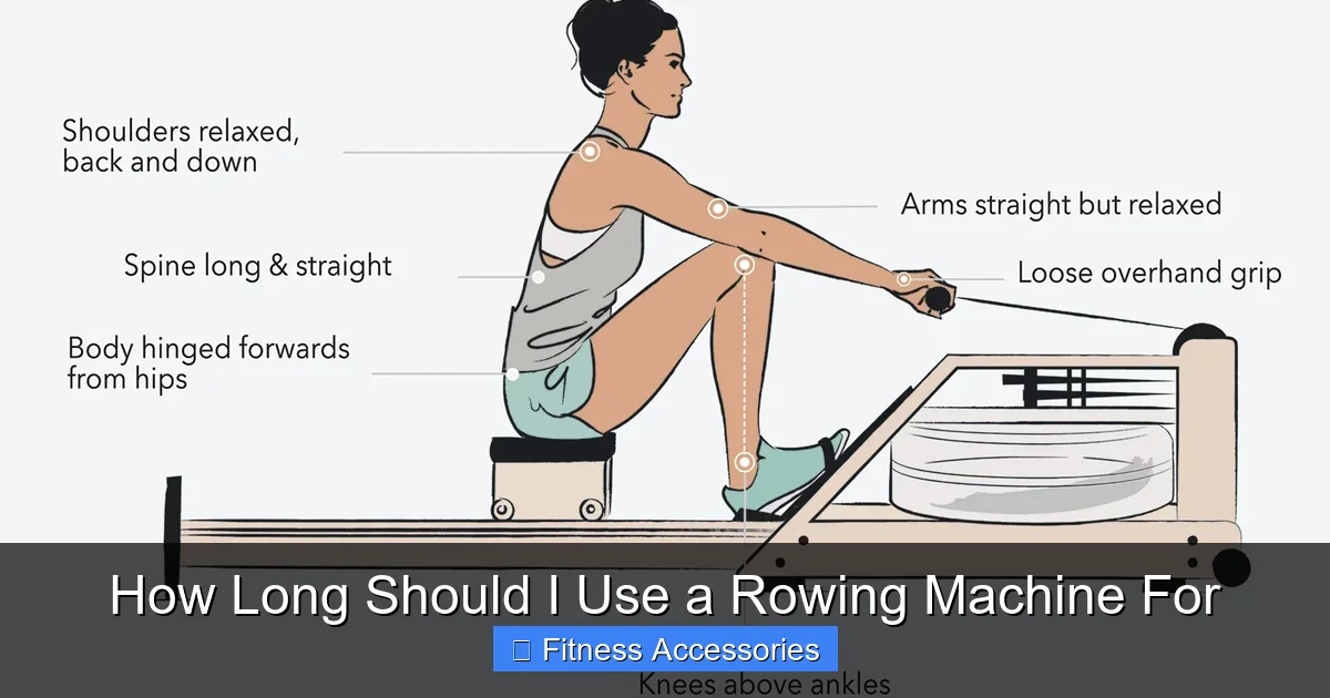 How Long Should I Use a Rowing Machine For