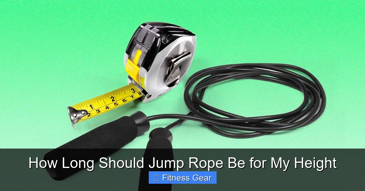 How Long Should Jump Rope Be for My Height