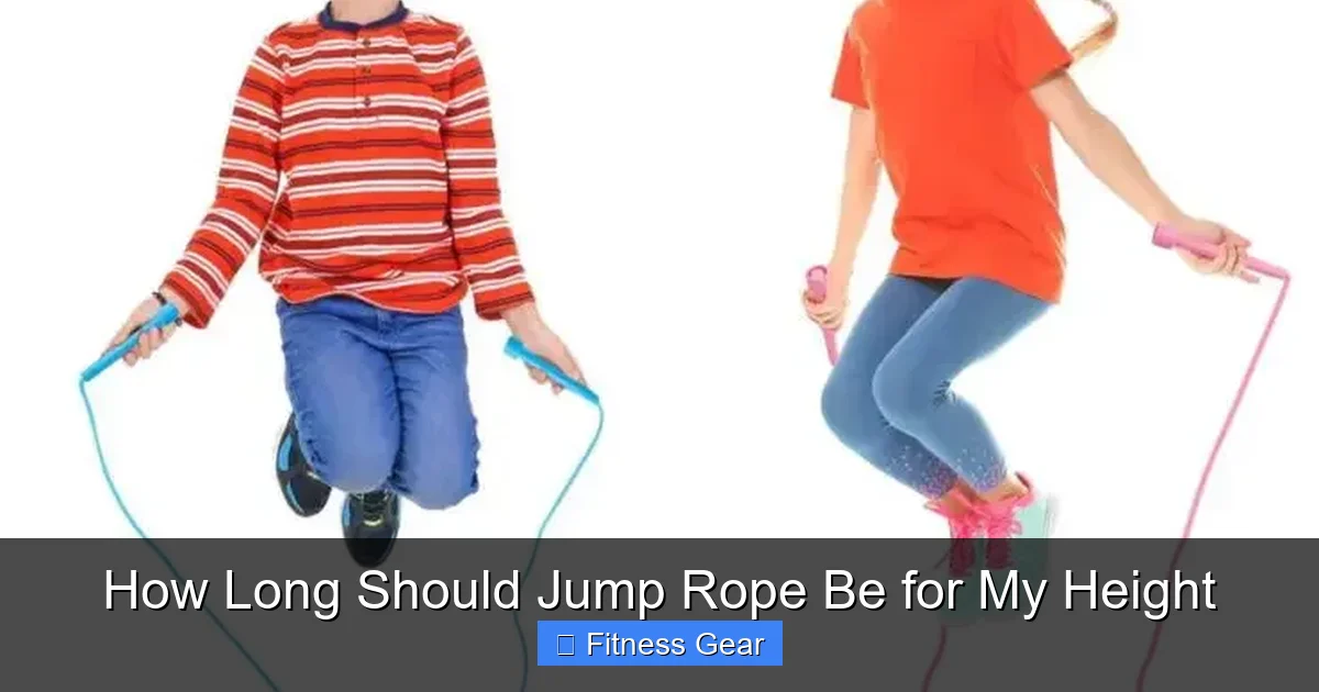 How Long Should Jump Rope Be for My Height