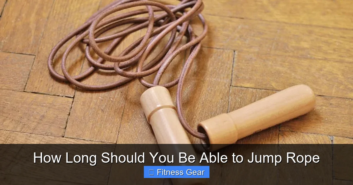 How Long Should You Be Able to Jump Rope