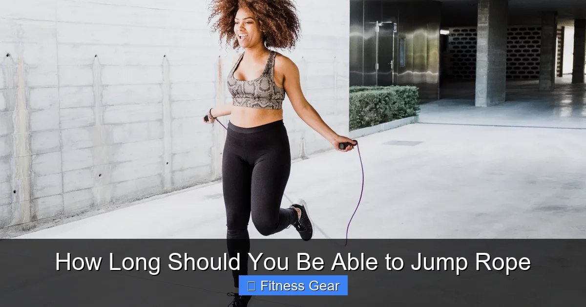 How Long Should You Be Able to Jump Rope