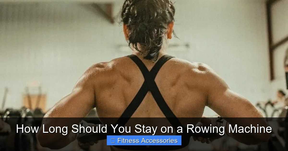 How Long Should You Stay on a Rowing Machine