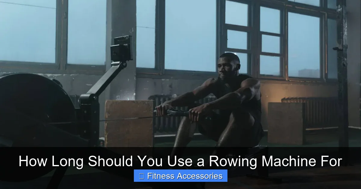 How Long Should You Use a Rowing Machine For