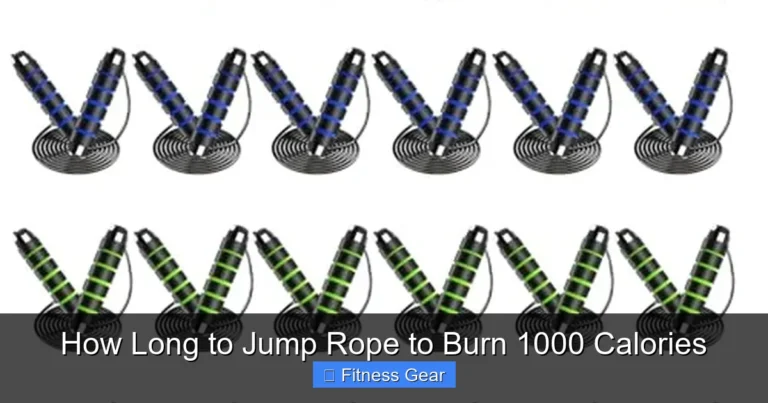 How Long to Jump Rope to Burn 1000 Calories