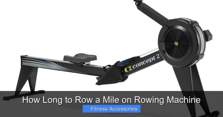 How Long to Row a Mile on Rowing Machine