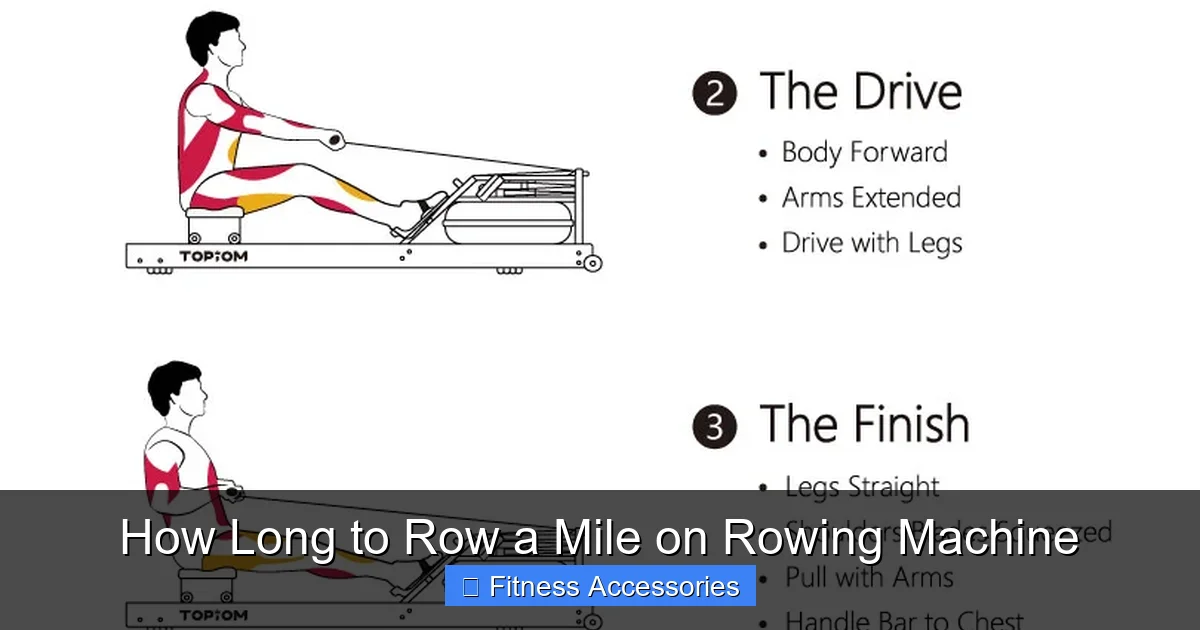 How Long to Row a Mile on Rowing Machine