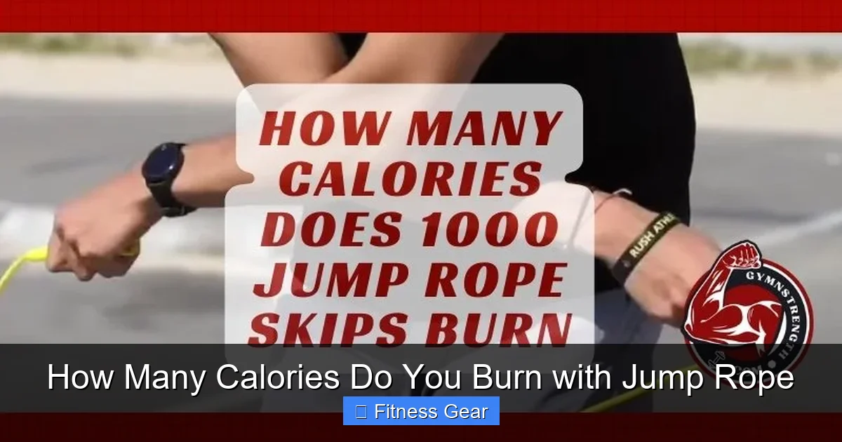 How Many Calories Do You Burn with Jump Rope
