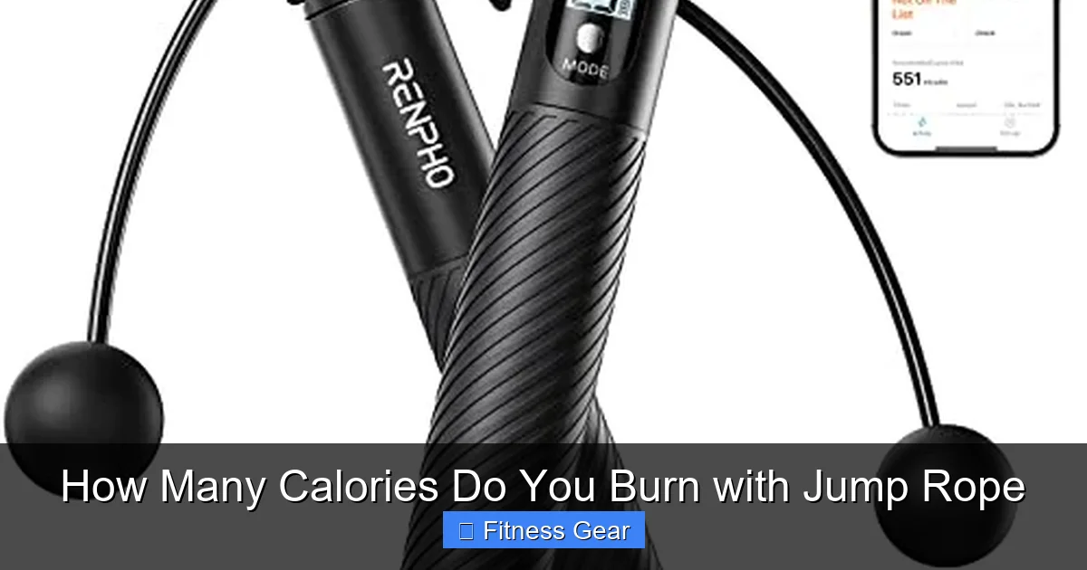 How Many Calories Do You Burn with Jump Rope
