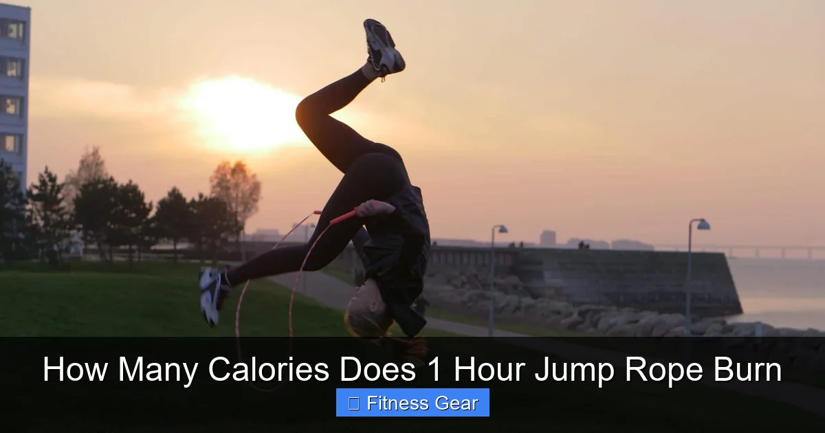 How Many Calories Does 1 Hour Jump Rope Burn