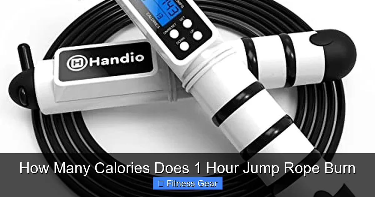 How Many Calories Does 1 Hour Jump Rope Burn