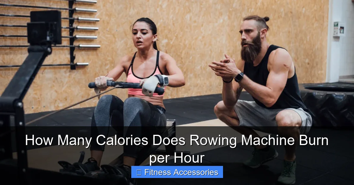 How Many Calories Does Rowing Machine Burn per Hour
