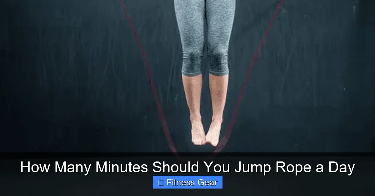 How Many Minutes Should You Jump Rope a Day