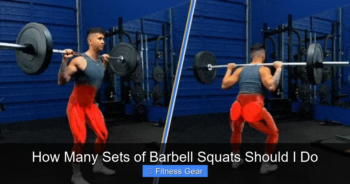 How Many Sets of Barbell Squats Should I Do