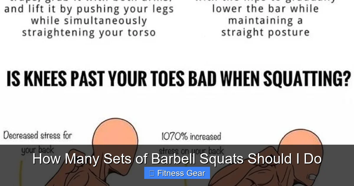 How Many Sets of Barbell Squats Should I Do