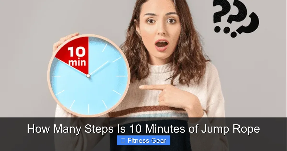 How Many Steps Is 10 Minutes of Jump Rope