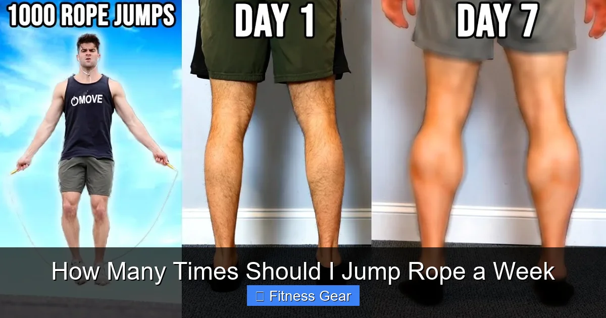 How Many Times Should I Jump Rope a Week