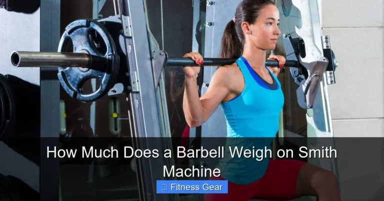 How Much Does a Barbell Weigh on Smith Machine