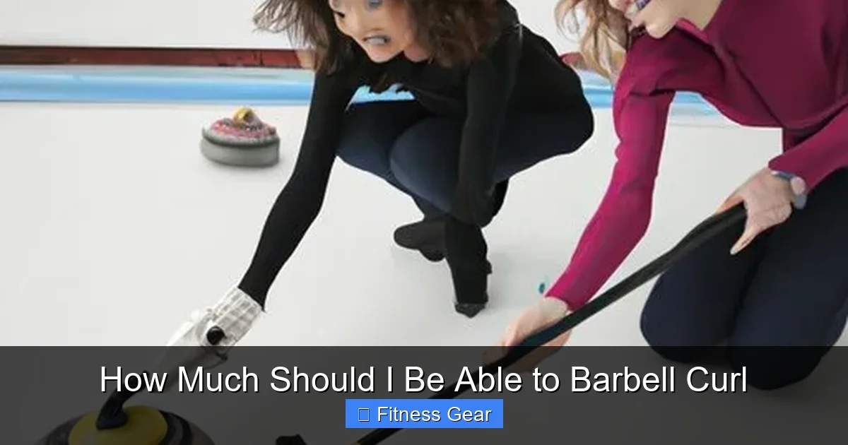How Much Should I Be Able to Barbell Curl