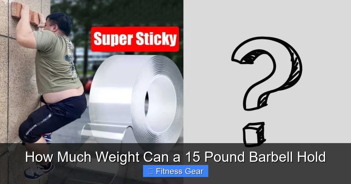 How Much Weight Can a 15 Pound Barbell Hold