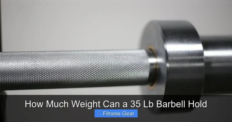 How Much Weight Can a 35 Lb Barbell Hold