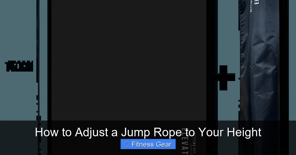 Adjust Rope How to Adjust a Jump Rope to Your Height - gymhike.com